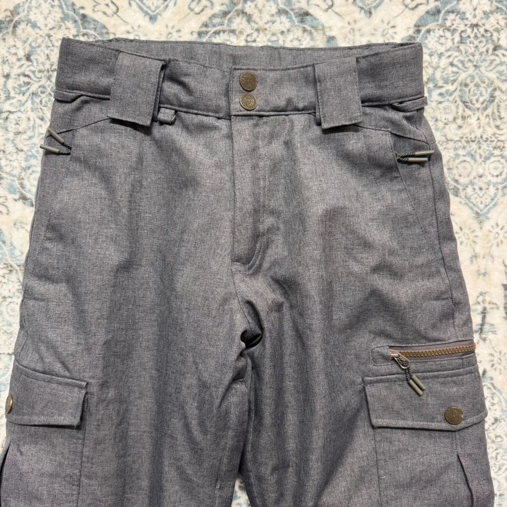 Firefly Aquabase Snow‎ Pants Grey Snow boarding Skiing  Cargo Lined